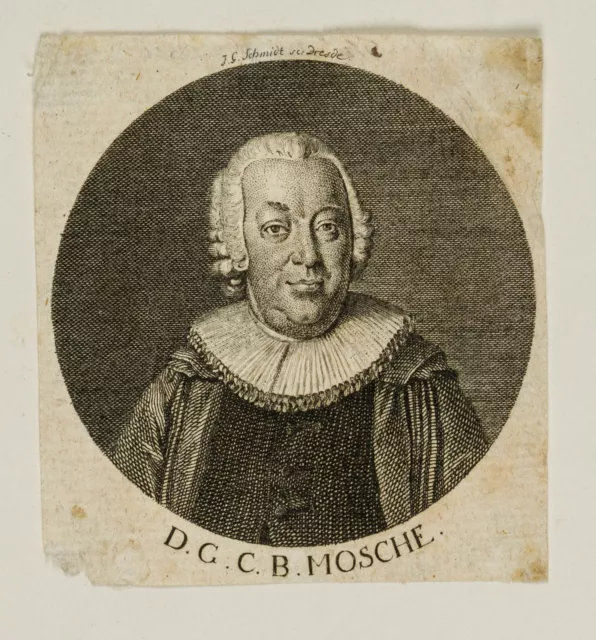 J. SCHMIDT (18.Jhd), Titelkupfer: Gabriel Mosche,  1789, Kupferstich Figürlich 2