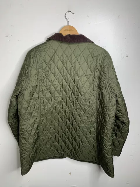 BARBOUR HERITAGE LIDDESDALE Quilted Jacket Coat Olive Green XXL $80.00 ...