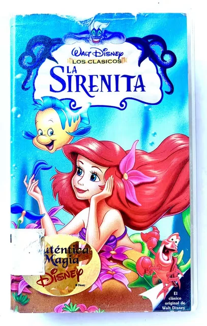 LA SIRENITA WALT Disney Pelicula Completa Abierta Buen Estado VHS