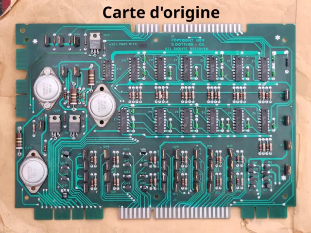 Carte driver Godri80 pour flipper Gottlieb System 80, 80A, 8OB 3