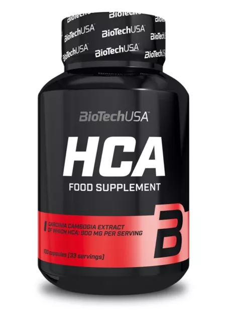 (27,26 EUR / 100 g) Biotech USA HCA - 100 Kapseln - Hydroxyzitronensäure für F .