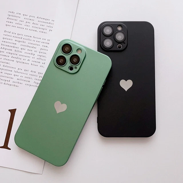 Case For iPhone 14 13 12 Pro Max 11 Love Heart Shockproof PC Hard Phone Cover