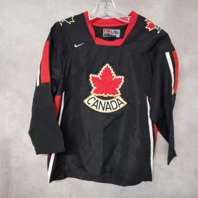 VTG WHITE Team Canada Nike Hockey Jersey Mens S 2002 IIHF Olympics Stitched  Sewn