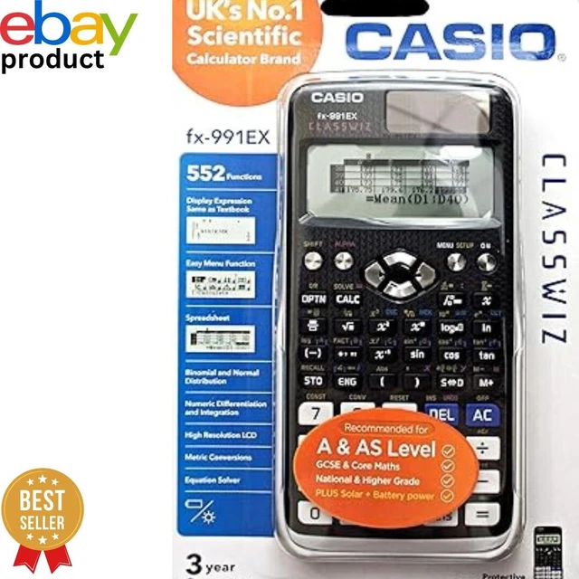 Casio wetenschappelijke rekenmachine FX-991EX