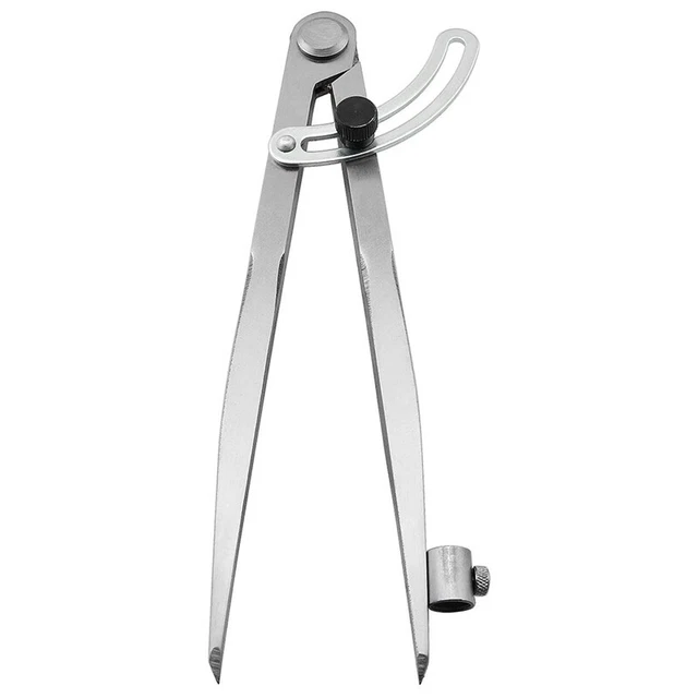 Strumento da scrittura divisore di precisione 8 pollici 200 mm con supporto matita per geometria, H4I1