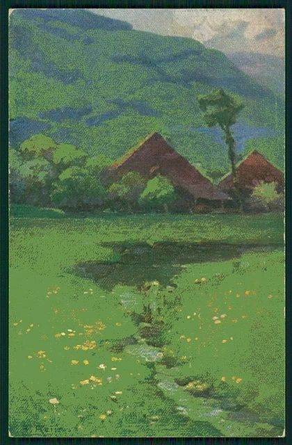 AK GERMANY ART-POSTCARD BLACK FOREST SCHWARZWALD eu67