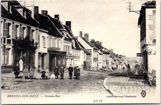 60 RESSONS SUR MATZ - la grande rue.