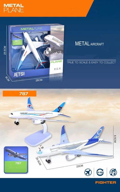 Modèle Réduit Avion Brazil GOL 737 - Échelle 1:400 - 14x16 Cm - Alliage Et Plastique - Pour Collection Et Décoration