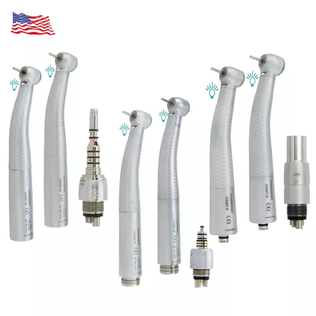 COXO Dental High Speed Turbine Fiber Optic Handpiece Fit Kavo NSK LED Coupling