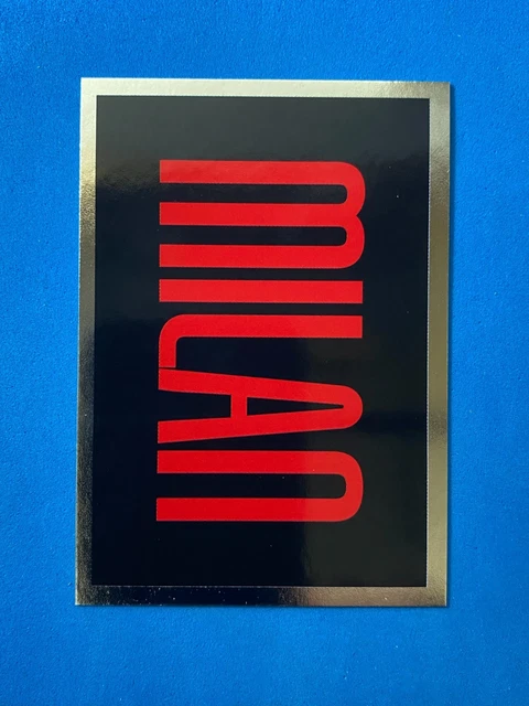 FIGURINE PUBLISHING MILAN 2025-26 2026 Card m25 Logo MILAN NO PANINI ...