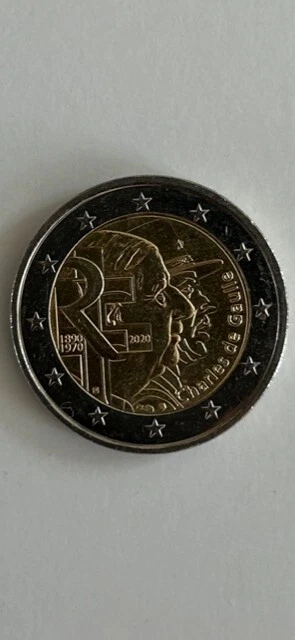 Pièce De 2 Euros Commémorative - Charles De Gaulle 2020 - NEUVE