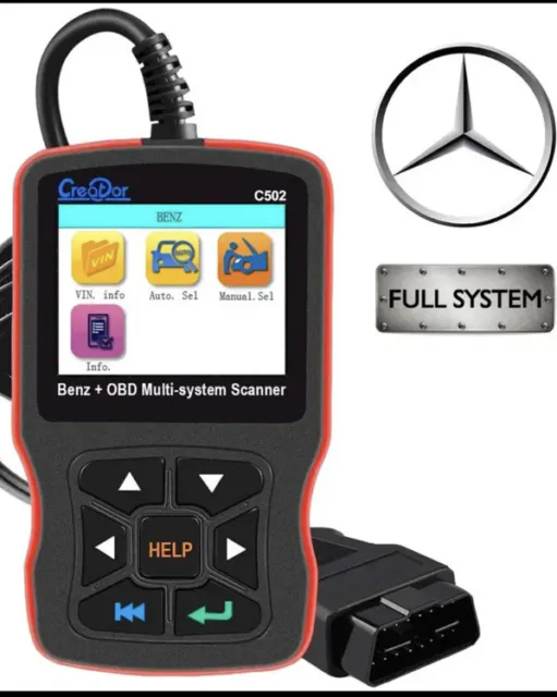 Creator C502 OBD2 Diagnostic Scanner for Mercedes-Benz Check Engine Light Tool