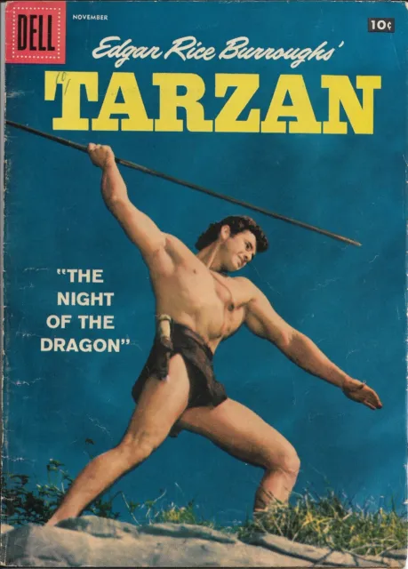 Edgar Rice Burroughs Tarzan #98 - Dell Comics 1957 - Silver Age