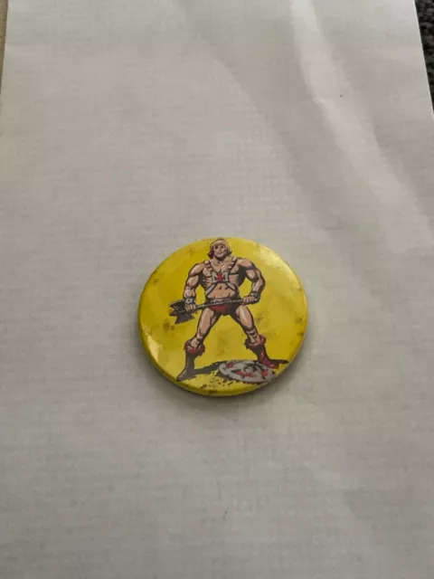 He Man Masters Of The Universe Mattel BadgeVintage From 80s .