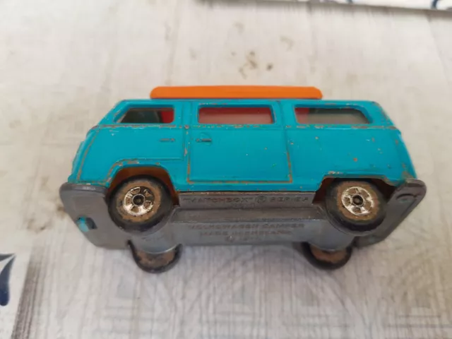 (KV) Matchbox Superfast: SF-23 Volkswagen Camper hellblau/orange