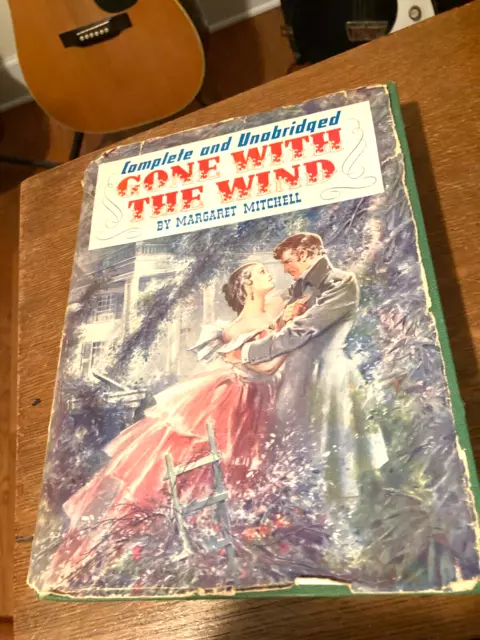 1940 Gone With Wind Book-Complete & Unabridged-Motion Picture Edition-Hardback