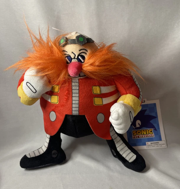 SONIC THE HEDGEHOG DR. Eggman / Robotnik PHUNNY 8" Plush KIDROBOT NECA