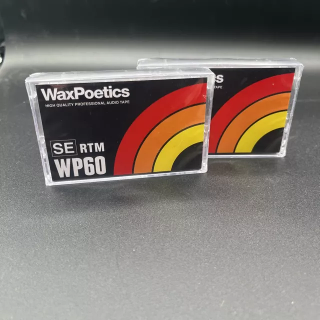 2 - Cintas de audio profesionales de alta calidad WaxPoetics SE RTM WP60 totalmente nuevas