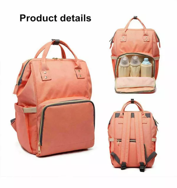 Diaper Bag Backpack Large Capacity Storage Maternity Bag Mommy Pouch Bag