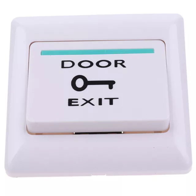 Interruptor de botón de liberación pulsador de salida para acceso a puerta de cerradura magnética eléctrica ConAT$g