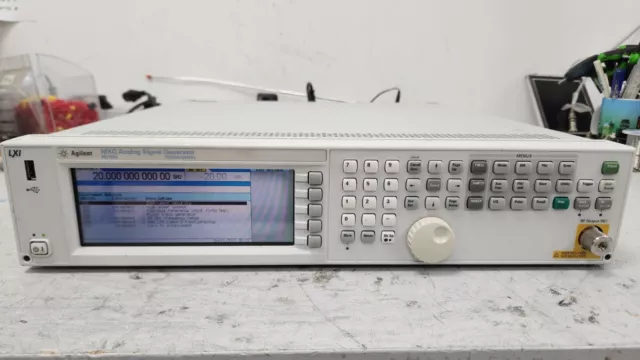 Agilent MXG N5183A 100KHz - 20GHz Signal Generator 1EA 1ER 520 ALB U02 PATENTIX Agilent MXG N5183A 100KHz - 20GHz Signal Generator 1EA 1ER 520 ALB U02 PATENTIX