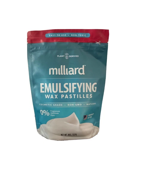Mil millones de pastillas de cera emulsionantes sin transgénicos nf - 8 oz. Bolsa de frescura resellable