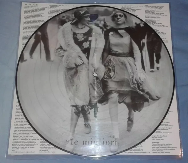 MINA ADRIANO CELENTANO LE MIGLIORI LP VINILE PICTURE DISC B LIMITATA 1000 Copie