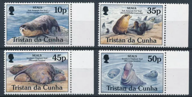 [BIN18450] Tristan da Cunha 1995 Seals good set very fine MNH stamps