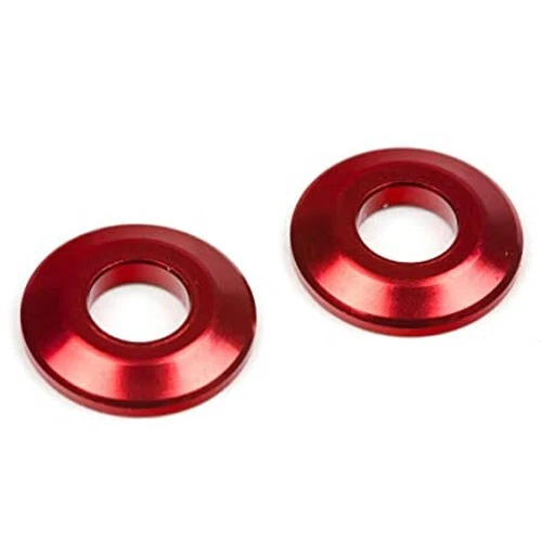 Team Durango DEX210 / DEX210F Aluminum Front Wing Buttons (Red) TD320204