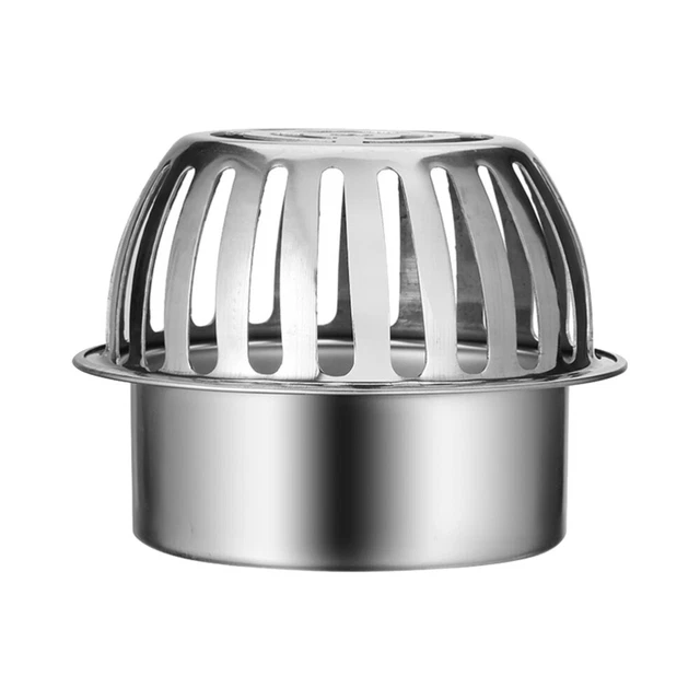 Tapón de desagüe de piso acero inoxidable cocina colador plata