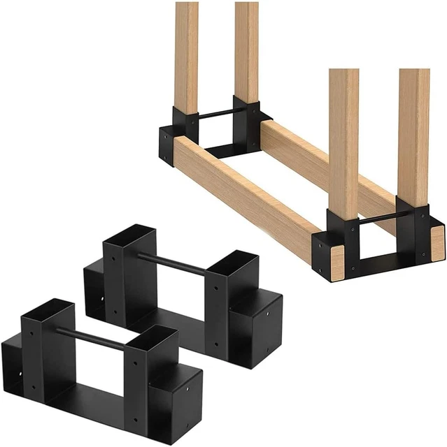 Legno Accatastamento Aiuto Metallo Supporto per Legna Da Ardere Impieghi Gravosi