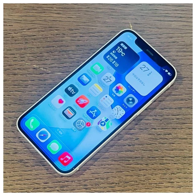 3*r様 N78 iPhone 12mini 64GB SIMフリー ホワイト iPhone 12 mini セイモバイル☆国内SIMフリーiPhone 64GB ホワイト