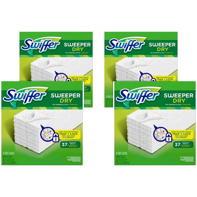 Swiffer Sweeper Dry Pad Refill - 8" Width x 10.4" Length - Cloth Swiffer Sweeper