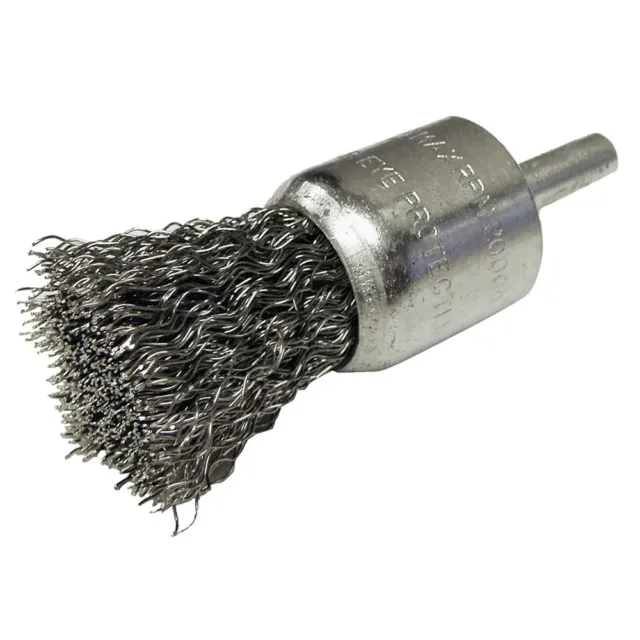 180020B End Brush 1" Brush With 1/4" Shank .008 Carbon Steel