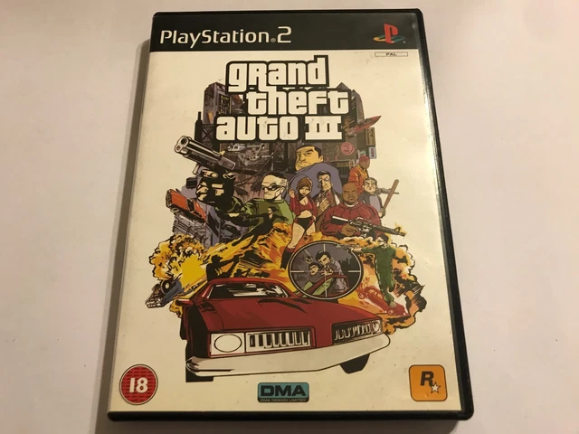 Sony Playstation 2 Ps2 Game Grand Theft Auto Iii Gta3 +Box Pal