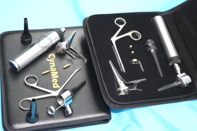 **NEW** High Grade LED Veterinary Operating Otoscope Kit -A+Quality -All in one