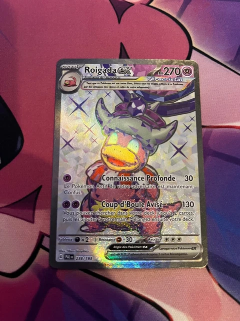 Coffret 10 Cartes Pokémon Françaises - Roigada Ex Téracristal - Ultraboost Écarlate Et Violet