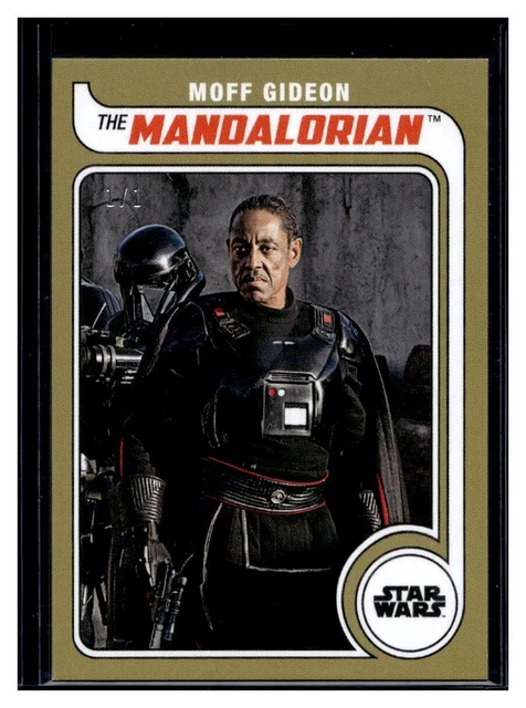 2023 Topps Star Wars Throwback Thursday 92 Moff Gideon Gold #d 1/1 Parallel Card
