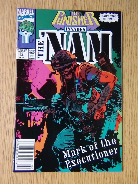 1991 Marvel Comics The Nam #53 Part 2 Punisher Story NM-