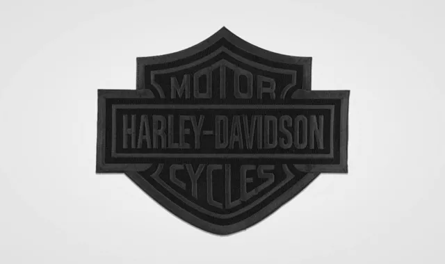Toppa Harley-Davidson 8"" Bar & Shield Blackout Patch 19,52 x 16,51 cm nera