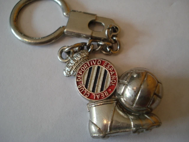 Porte-clés Vintage Real Madrid CF - Métal - Fabriqué En Espagne