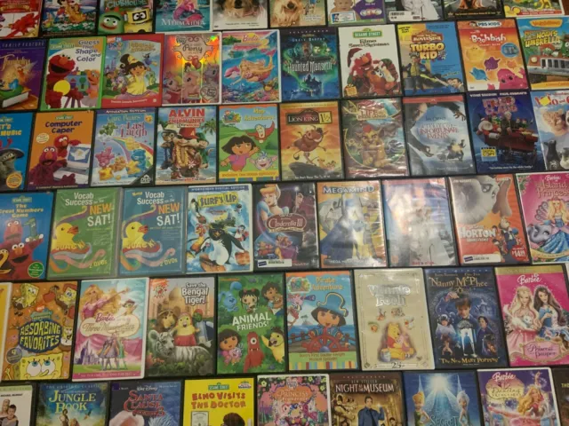 Kids DVD Sale Lot, Pick and Choose Cheap Disney / Pixar / DreamWorks Movies