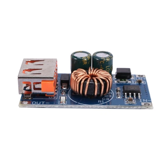 Modulo step-down USB DC 12 V/24 V a Qc3.0 ricarica rapida telefono cellulare B1X4 3