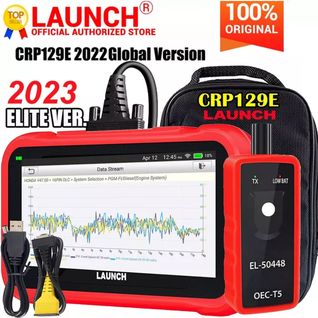 LAUNCH X431 CRP129E OBD2 Car Scanner Code Reader OBD ENG ABS SRS Diagnostic tool