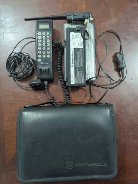 Vintage Motorola SCN2398A MetroCel Cellular Car Bag Phone With Case an –  ThatThingYouLove