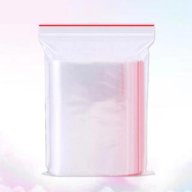 100 pz sacchetti di plastica trasparenti piccole borse sacchetti borsa portaoggetti