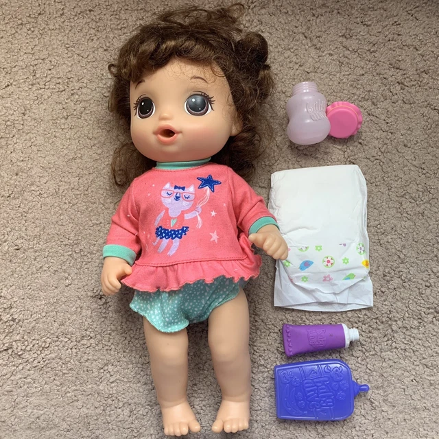 BABY ALIVE POTTY DANCE BABY DOLL, ACCESSORIES Sounds Toothpaste Toy