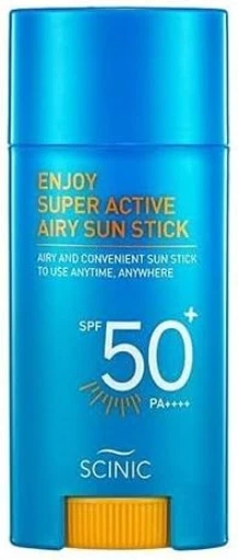 [SCINIC] Enjoy Super Active Airy Sun Stick SPF 50+ PA++++ 15 g
