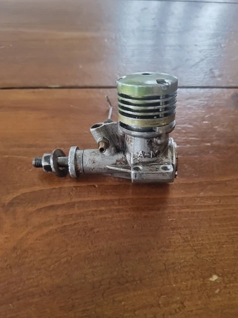VINTAGE ALLEN Mercury 1cc Model Diesel Engine A-M rare engine green ...