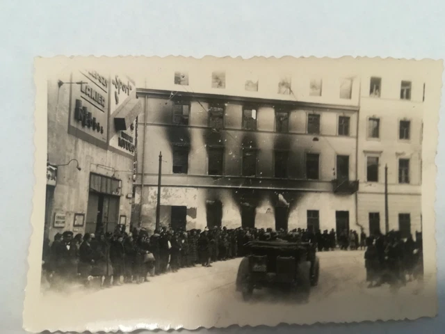 foto  Panzer kfz Kampf aufstand Warschau Polen ghetto